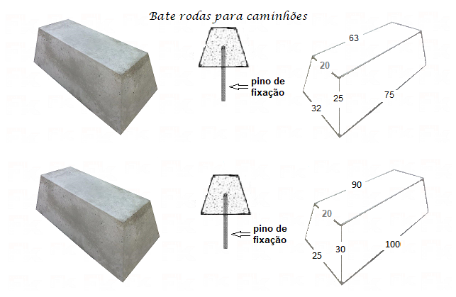 -FK - BATE RODAS CAMINHÃO