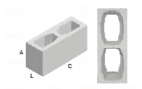 -FK - BLOCO  DE CONCRETO ESTRUTURAL