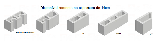 -FK - BLOCOS DE CONCRETO ESPECIAIS